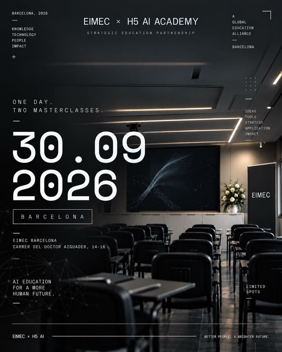EIMEC × H5 AI Academy — Strategic Education Partnership, Barcelona 2026